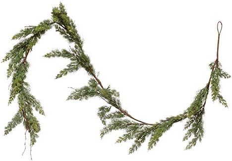 Creative Co-Op 84" L Faux Cedar Garlands, Multi | Amazon (US)