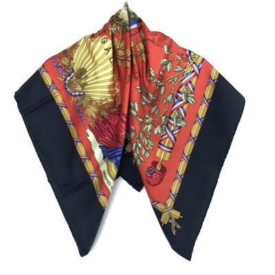 Auth HERMES Carre 90 - Black Red Multi Scarf  | eBay | eBay US