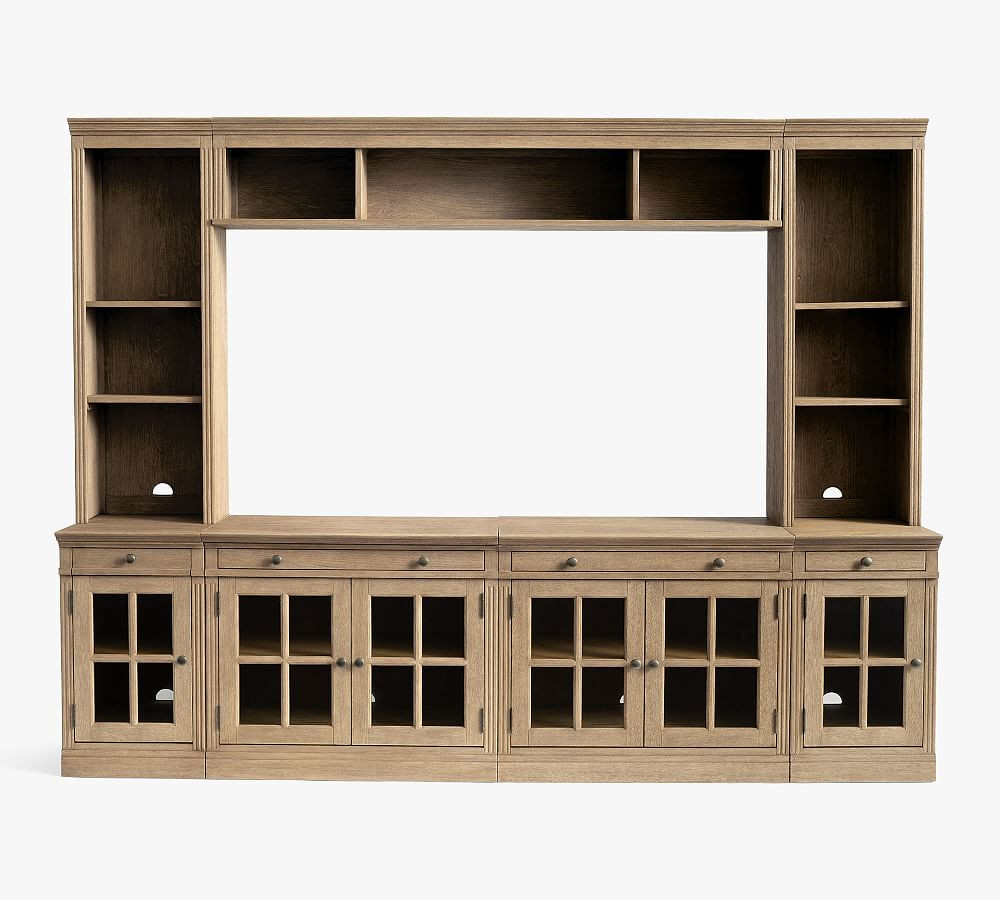 Livingston 7-Piece Entertainment Center | Pottery Barn (US)