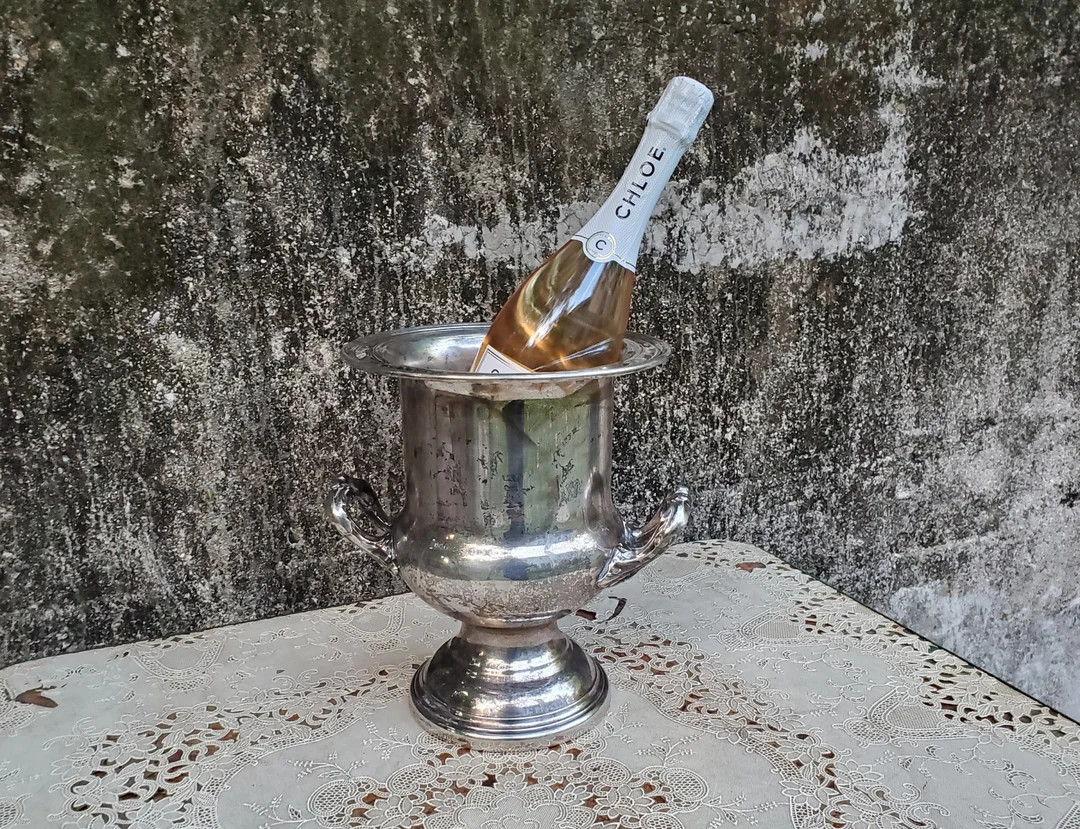 Mid Century Silver Plate Trophy Style Champagne Bucket Alvin - Etsy | Etsy (US)