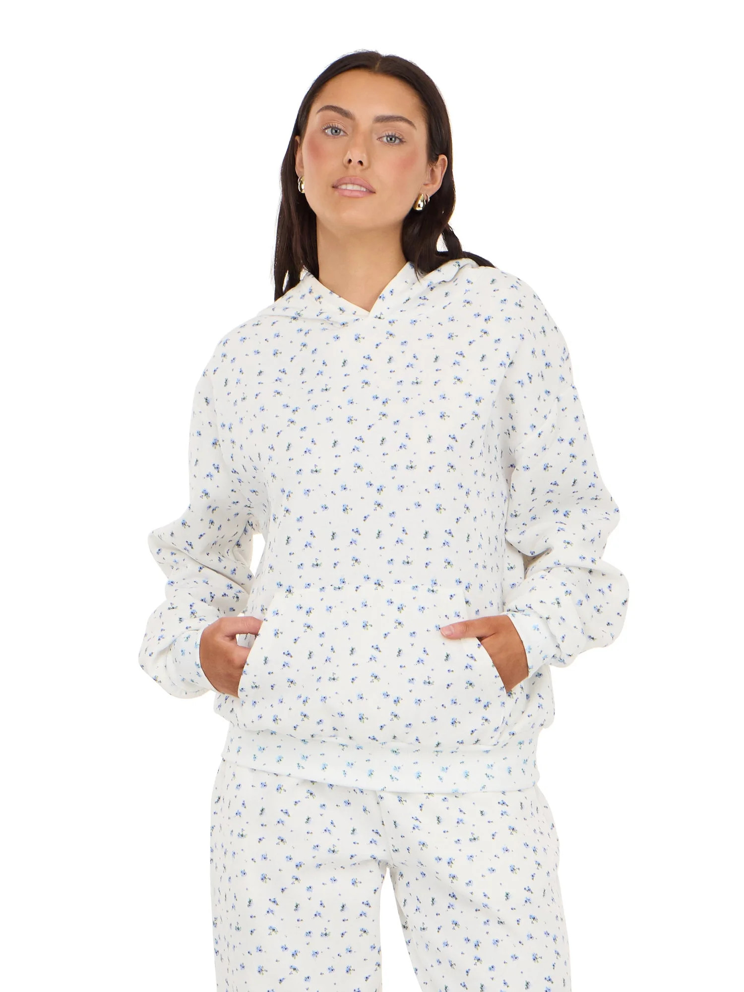 Forever 21 Women's and Women's Plus Americana Oversized Hoodie, Sizes XXS-4X | Walmart (US)