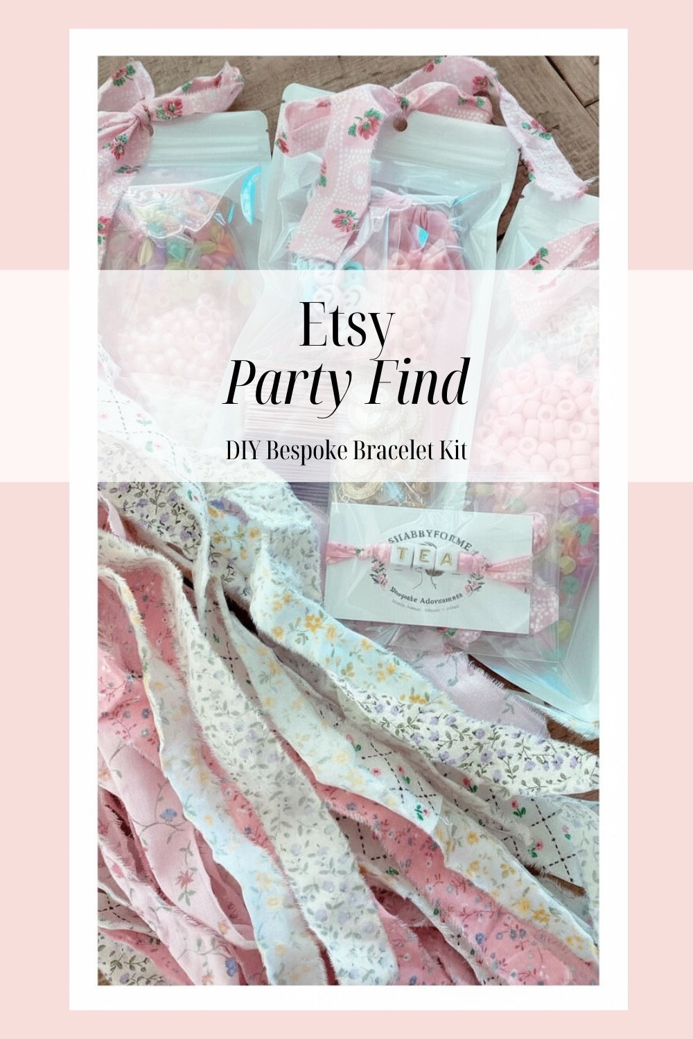 Etsy Party Find - Bespoke Vintage DIY Fabric Beads and Charms Bracelet Making Kit 

#LTKFestival #LTKmomlife
