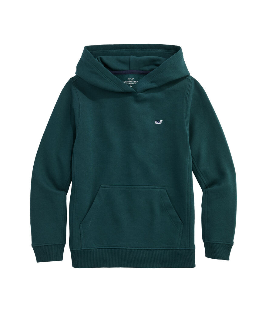 OUTLET Kids' Whale Embroidered Brushed Terry Hoodie | vineyard vines