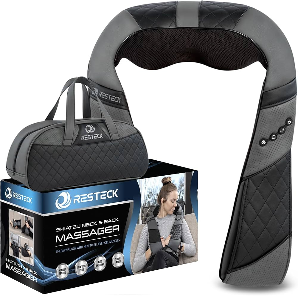 RESTECK Massagers for Neck and Back with Heat - Deep Tissue 3D Kneading Pillow, Electric Shiatsu ... | Amazon (US)