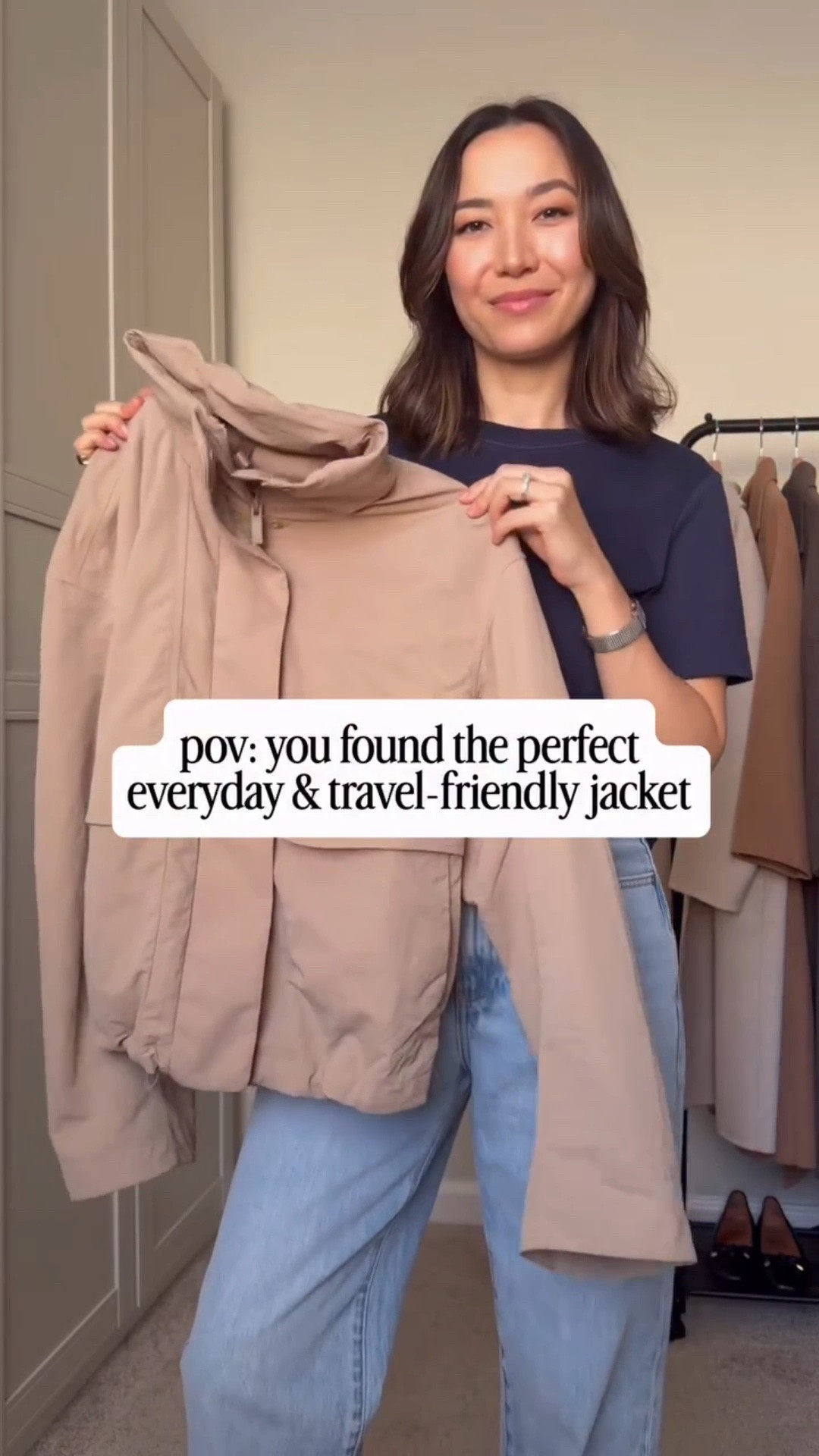 The perfect everyday transitional jacket for fall - this color (rumble crumble) has finally been restocked!!

Wearing xs - runs oversized 
Aritzia arlo jeans tts 
Abercrombie wide leg - runs big 

Travel friendly jacket / rain jacket / mom jacket

#LTKSaleAlert #LTKSeasonal