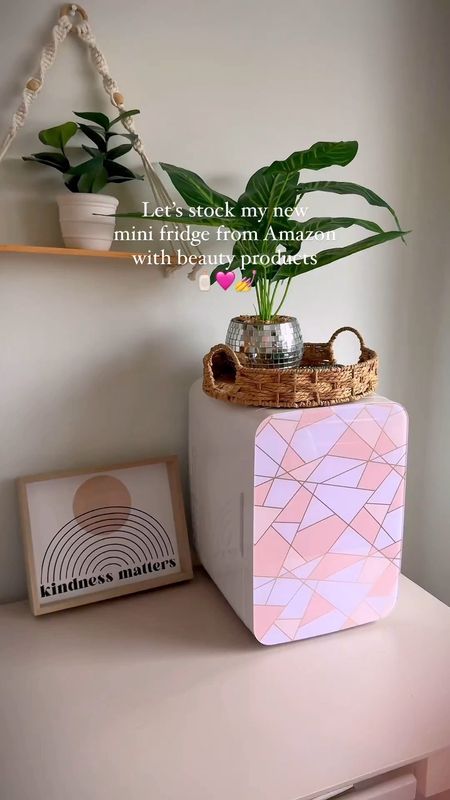 This pink mini fridge from Amazon is life-changing 💗 I got it recently to store my skincare and beauty products, and I’m never going without it again! 

#LTKGiftGuide #LTKhome #LTKbeauty