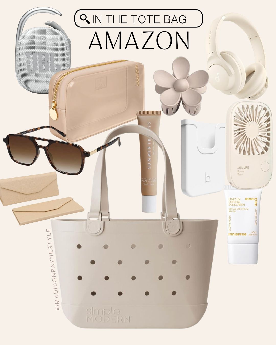 In the Tote Bag 🌴🌸☀️

Beach bag, Summer Fashion, Amazon Fashion, Amazon Summer, Budget Fashion, Affordable, Madison Payne

#LTKSeasonal #LTKFindsUnder50 #LTKSwim