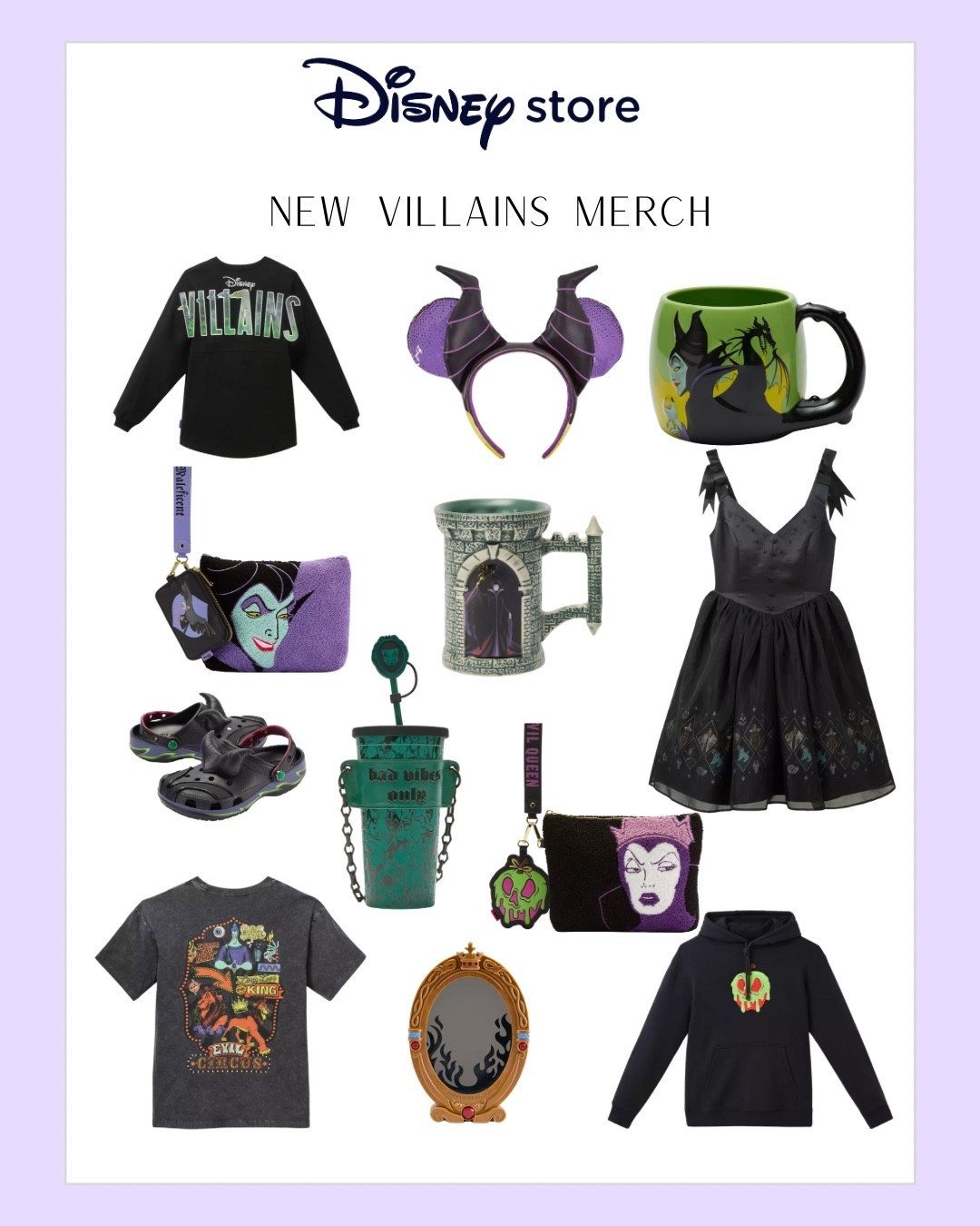 Disney Villains merch💜