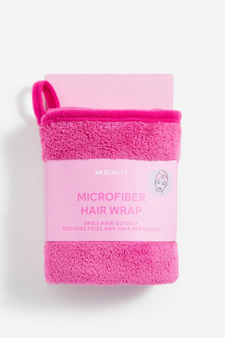 Microfiber Hair Towel - Hot pink - Ladies | H&M US | H&M (US + CA)