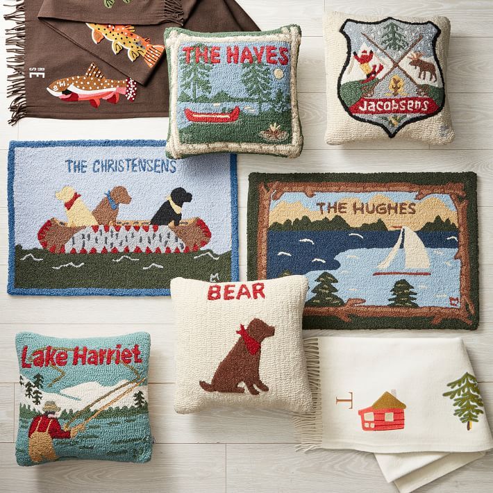 Hand Hooked Pillows | Mark and Graham