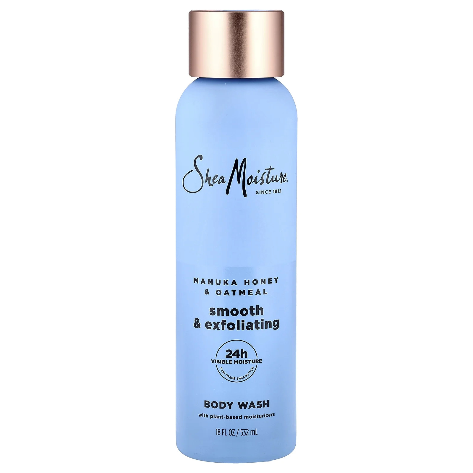 SheaMoisture Smooth & Exfoliating Body Wash, Manuka Honey & Oatmeal, 18 fl oz (532 ml) - Walmart.... | Walmart (US)
