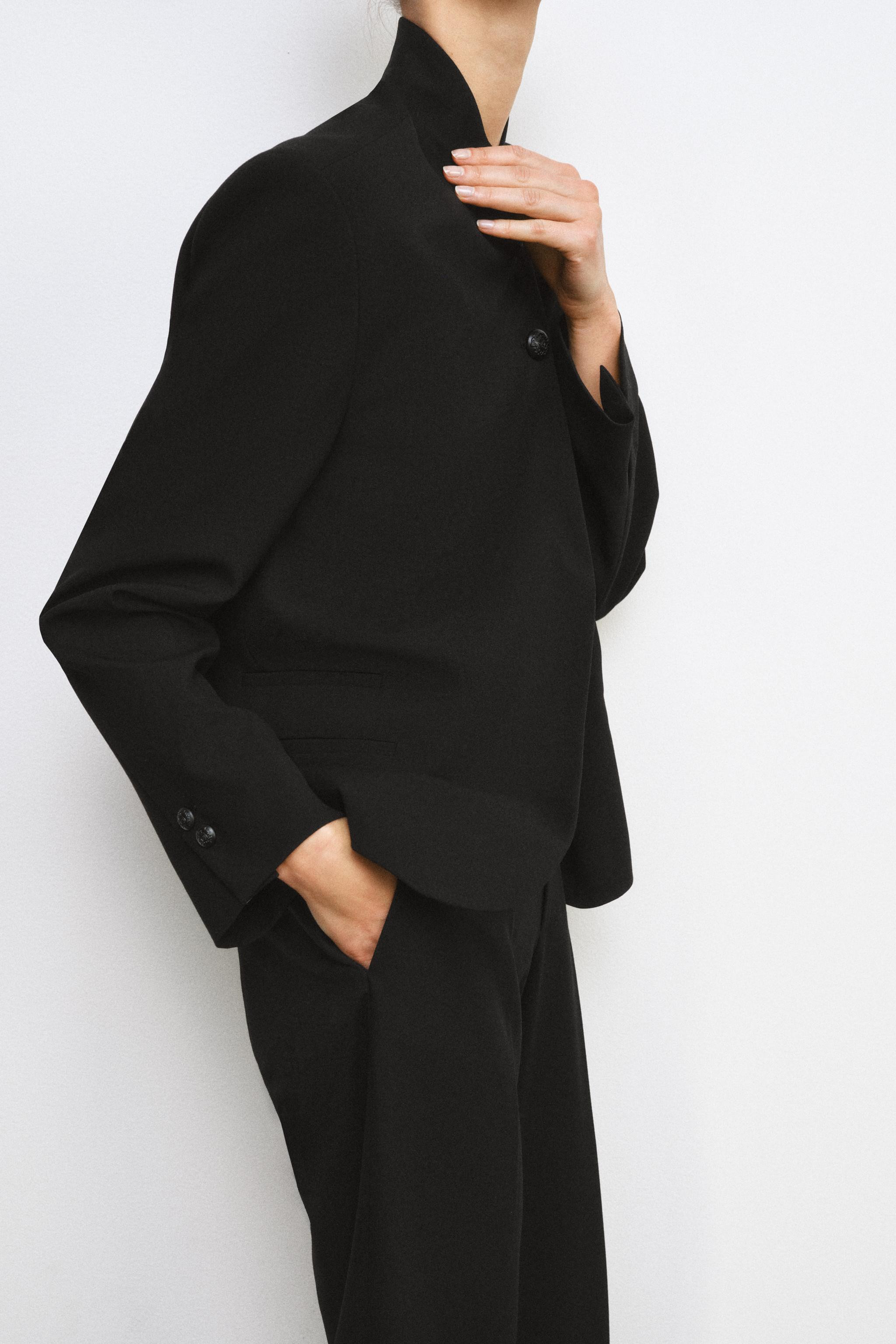 HIGH NECK BUTTONED BLAZER ZW COLLECTION | Zara DE