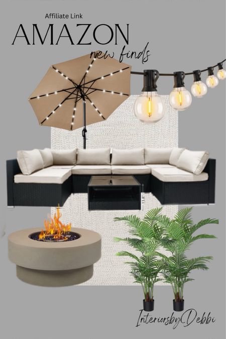 Comment SHOP below to receive a DM with the link to shop this post on my LTK ⬇ https://liketk.it/4DB1J

Amazon Outdoor Furniture
Wicker sectional, lighted umbrella, fire pit, faux plants, outdoor rug, transitional home, modern decor, amazon find, amazon home, target home decor, mcgee and co, studio mcgee, amazon must have, pottery barn, Walmart finds, affordable decor, home styling, budget friendly, accessories, neutral decor, home finds, new arrival, coming soon, sale alert, high end look for less, Amazon favorites, Target finds, cozy, modern, earthy, transitional, luxe, romantic, home decor, budget friendly decor, Amazon decor #amazonhome #founditonamazon

#LTKhome  #ltkseasonal