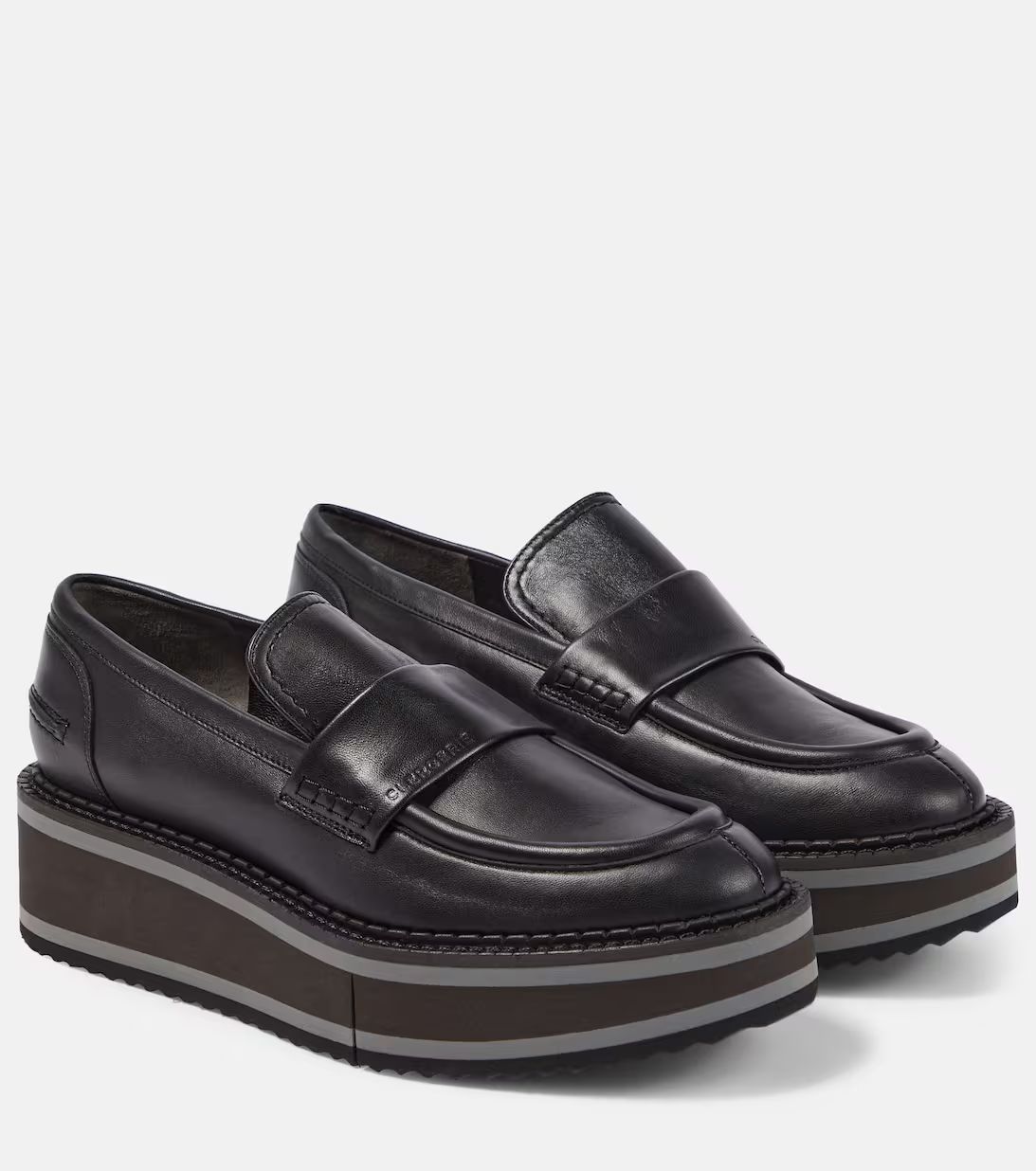 Bahati leather platform loafers | Mytheresa (US/CA)