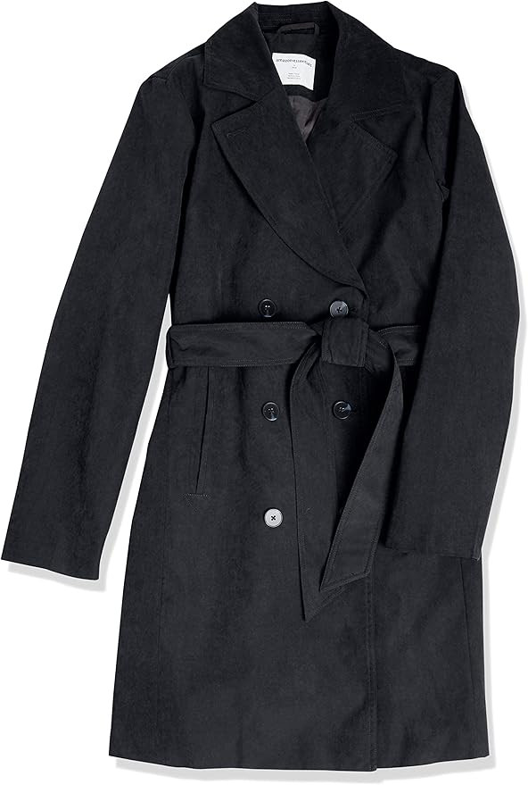 Amazon Essentials Women's Relaxed-Fit Water-Resistant Trench Coat | Amazon (US)