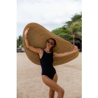 47 Inches Extra Large Brim Sun Hat, Wide Natural Oversized Xxl Hat, Giant Floppy Straw Hat Photoshoo | Etsy (US)