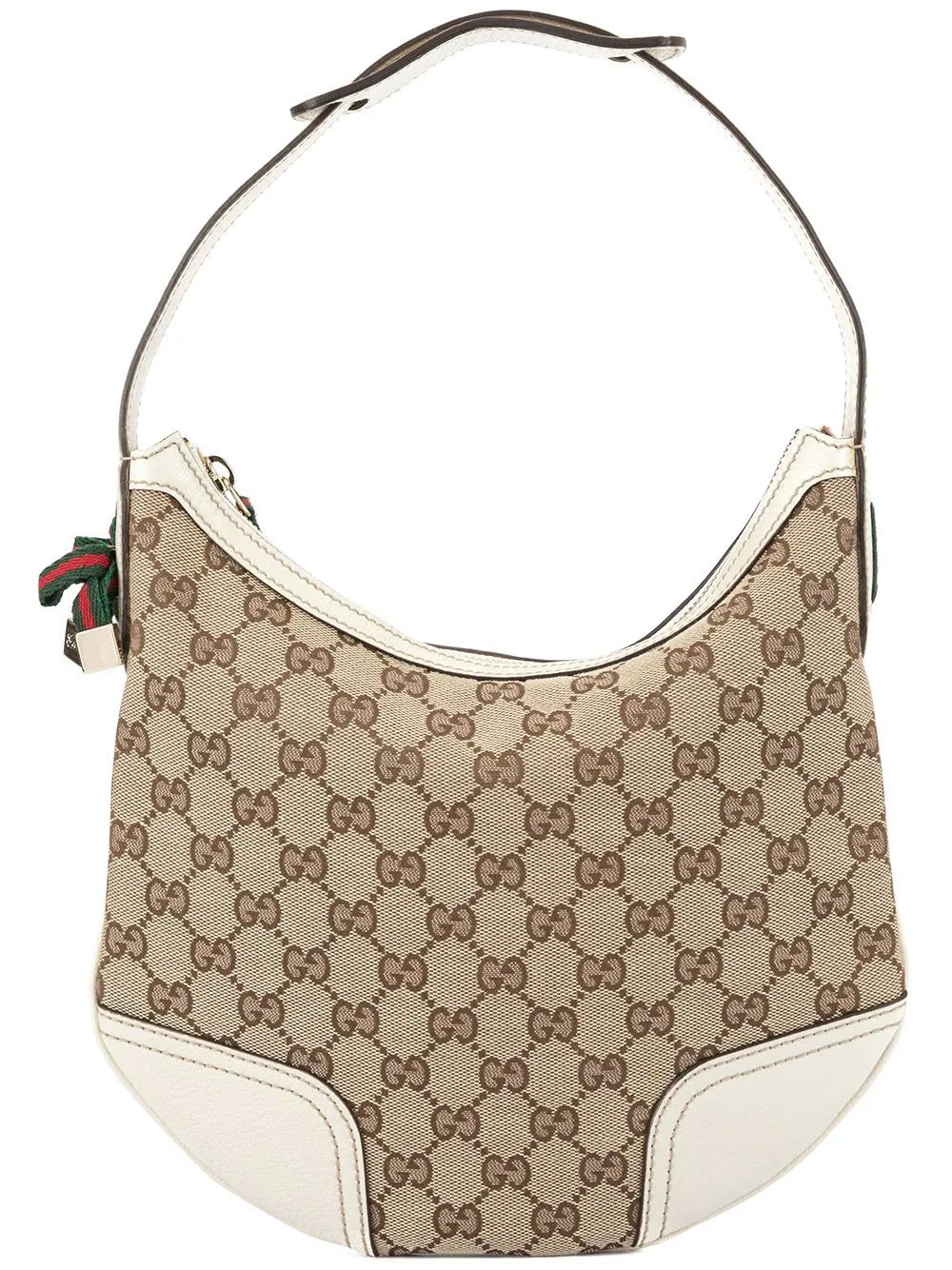 Gucci Vintage Shelly Line GG Pattern Shoulder Bag - Brown | FarFetch US