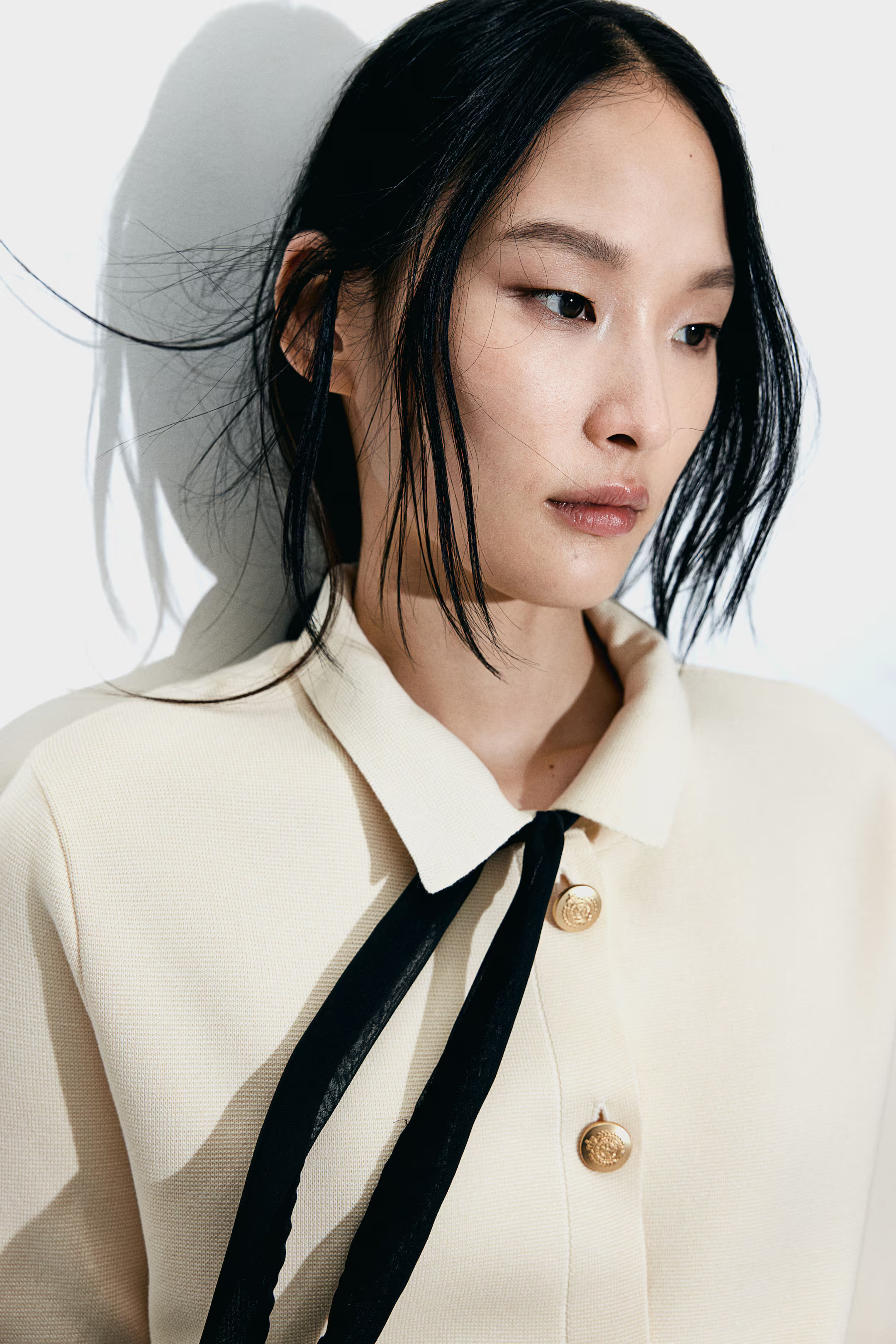 Tie-neck cardigan | H&M (UK, MY, IN, SG, PH, TW, HK)