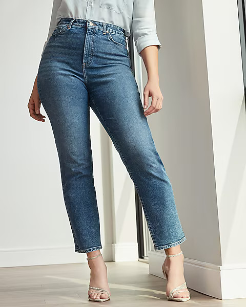 Super High Waisted Curvy Slim Jeans | Express