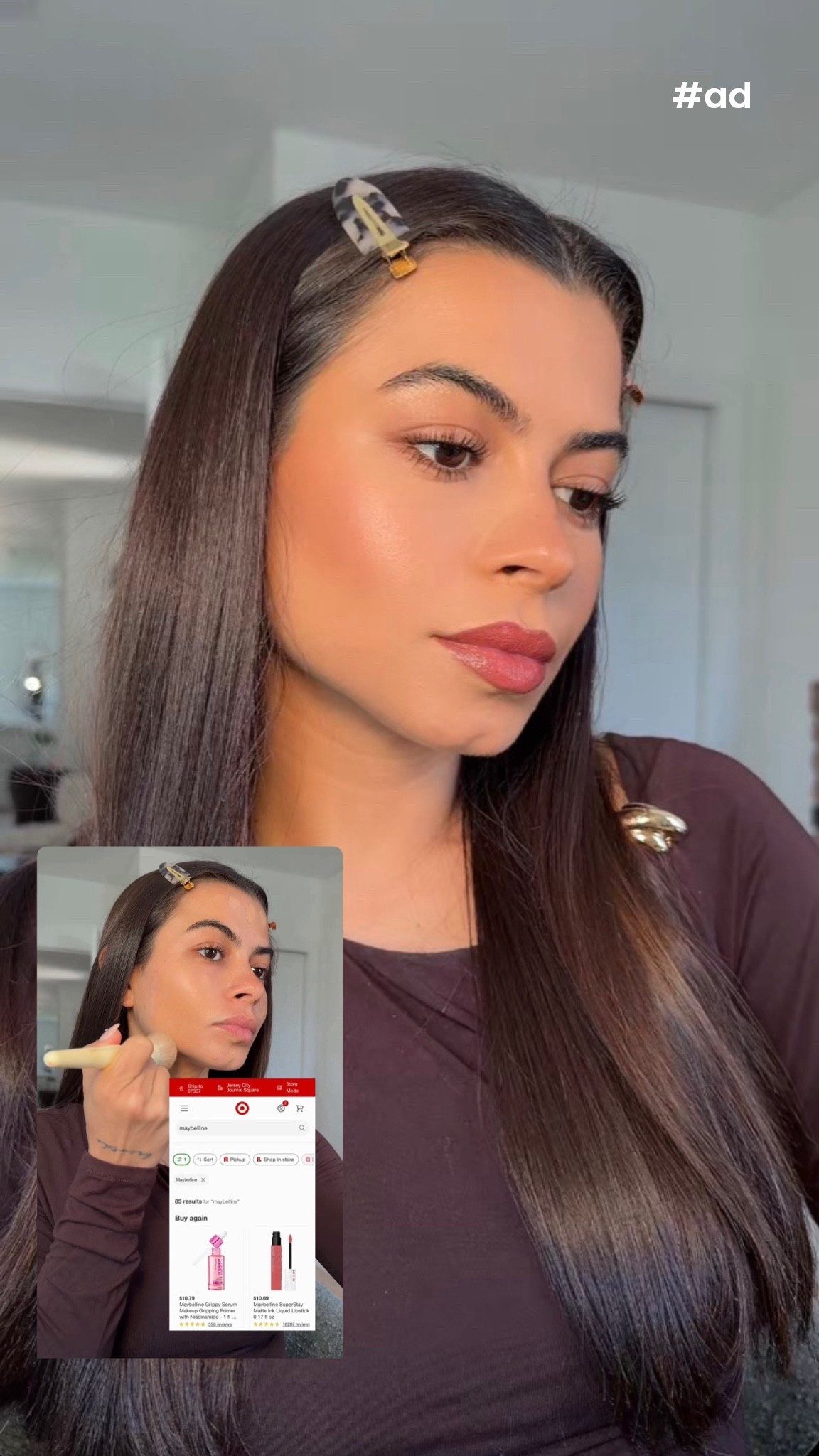 #ad bridesmaid makeup look non negotiables 💫 @maybelline  @Target  @targetstyle    #targetpartner #maybellinepartner #target