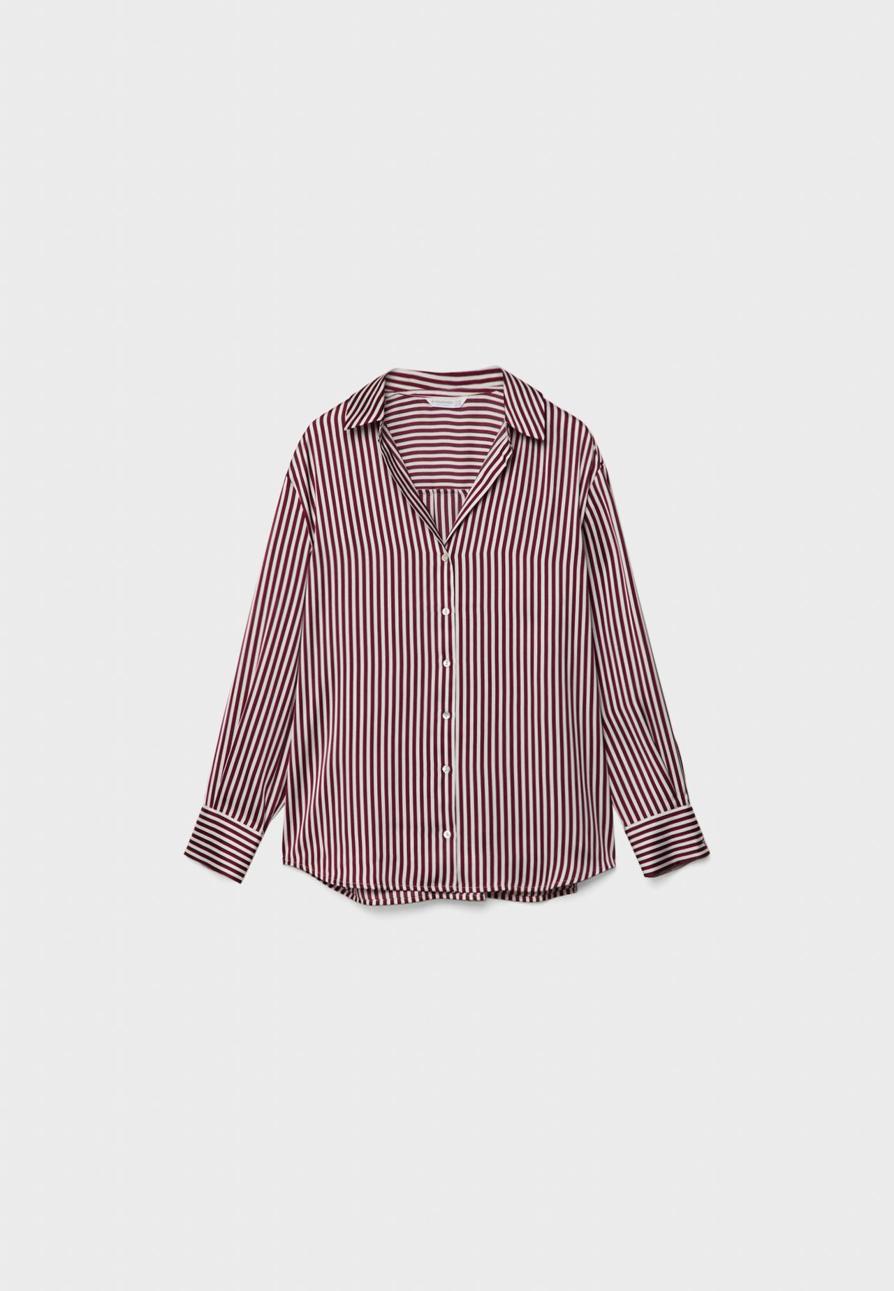 Satin collared shirt | Stradivarius (UK)