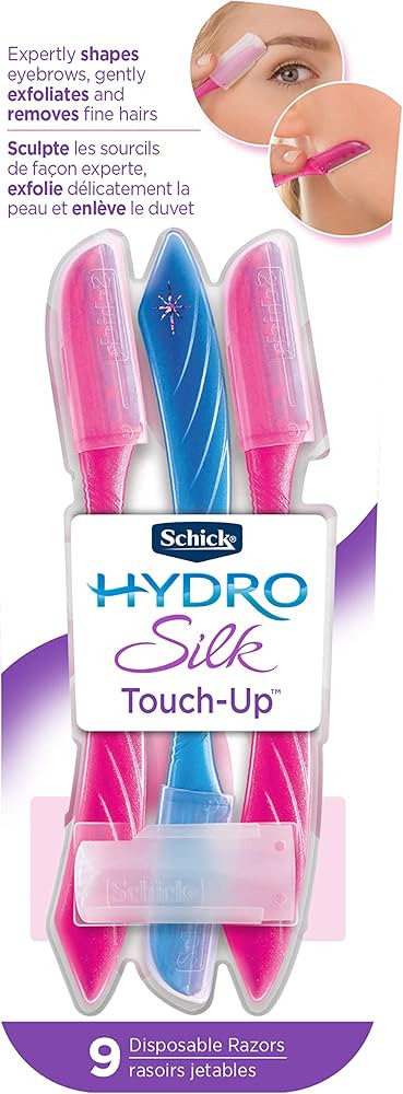 Schick Hydro Silk Touch-Up Exfoliating Dermaplaning Tool, Face & Eyebrow Razor with Precision Cov... | Amazon (US)
