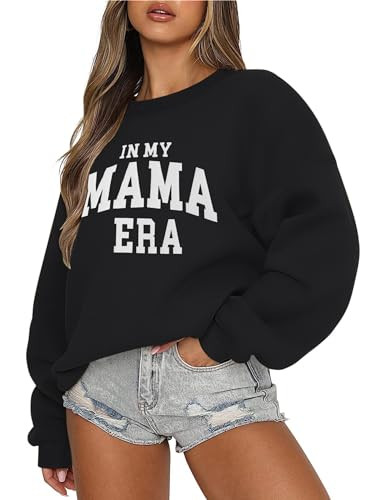 LOMON Crewneck Sweatshirt for Women Casual Oversized Pullover Hoodies Long Sleeve Fleece Tops Swe... | Amazon (US)