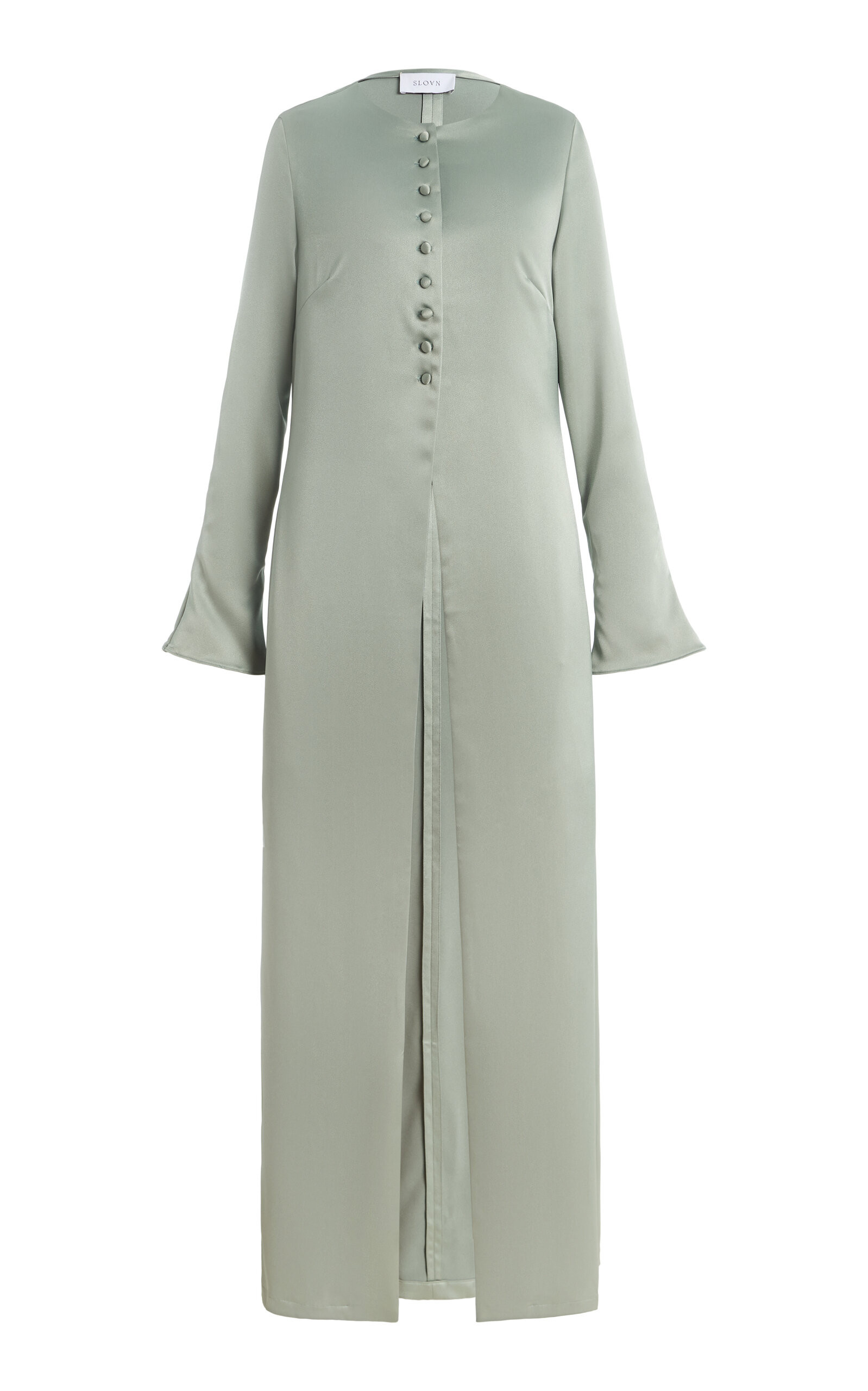 SLOAN Exclusive Buttoned Satin Duster - Moda Operandi | Moda Operandi (Global)