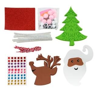 Christmas Tree & Santa Group Felt Ornament Craft Kit by Creatology™ | Michaels | Michaels Stores