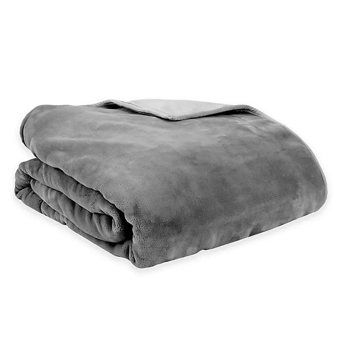 Therapedic® Reversible 12 lb. Small Weighted Blanket in Grey | Bed Bath & Beyond
