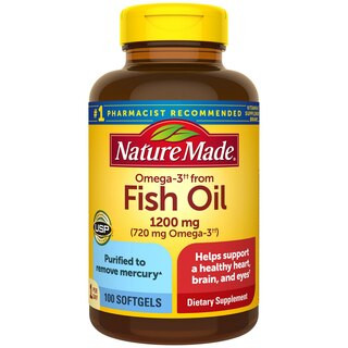 Nature Made Omega 3 Fish Oil 1200 mg Softgels, One Per Day, 100 CT | CVS Health