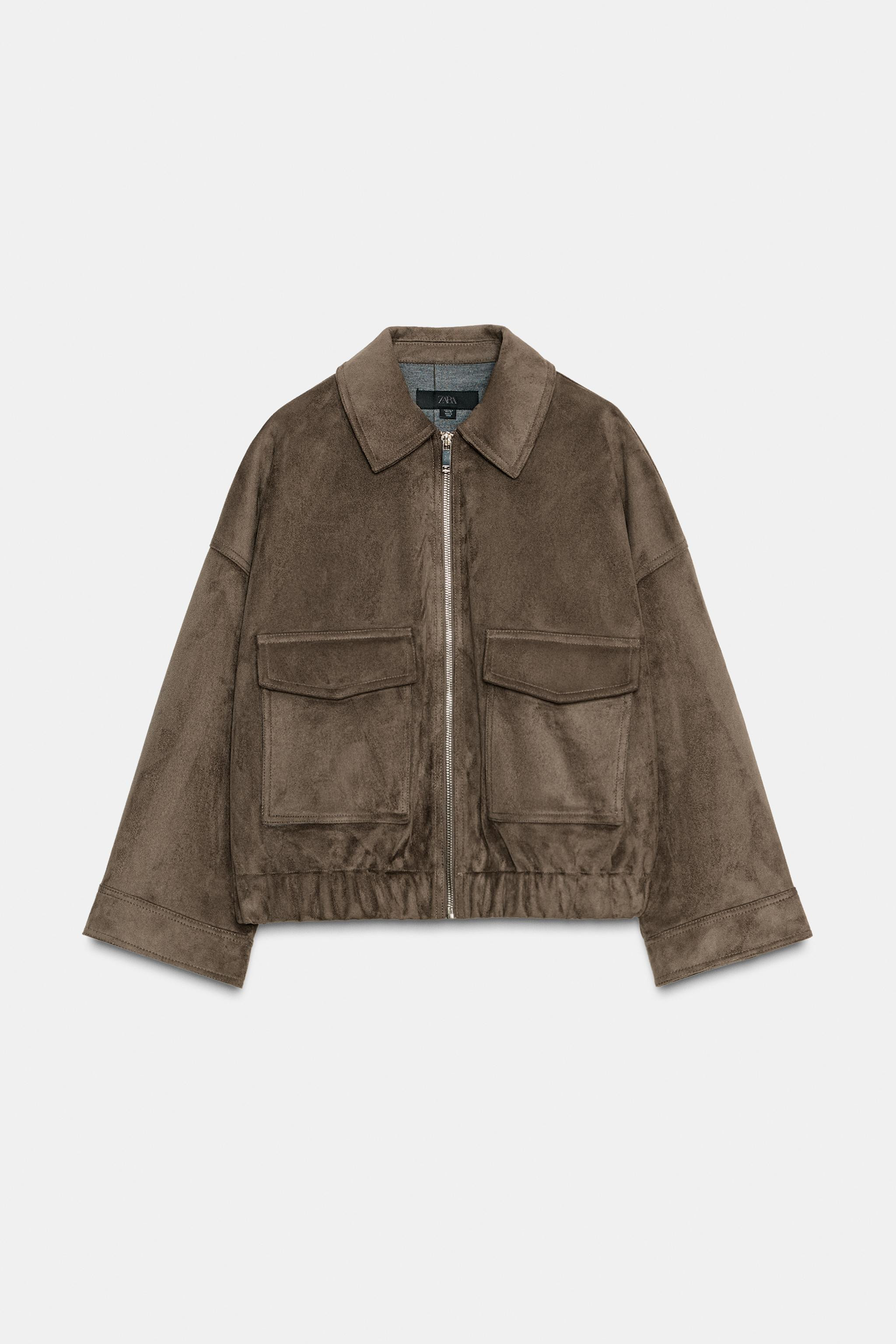 FAUX SUEDE JACKET | Zara US