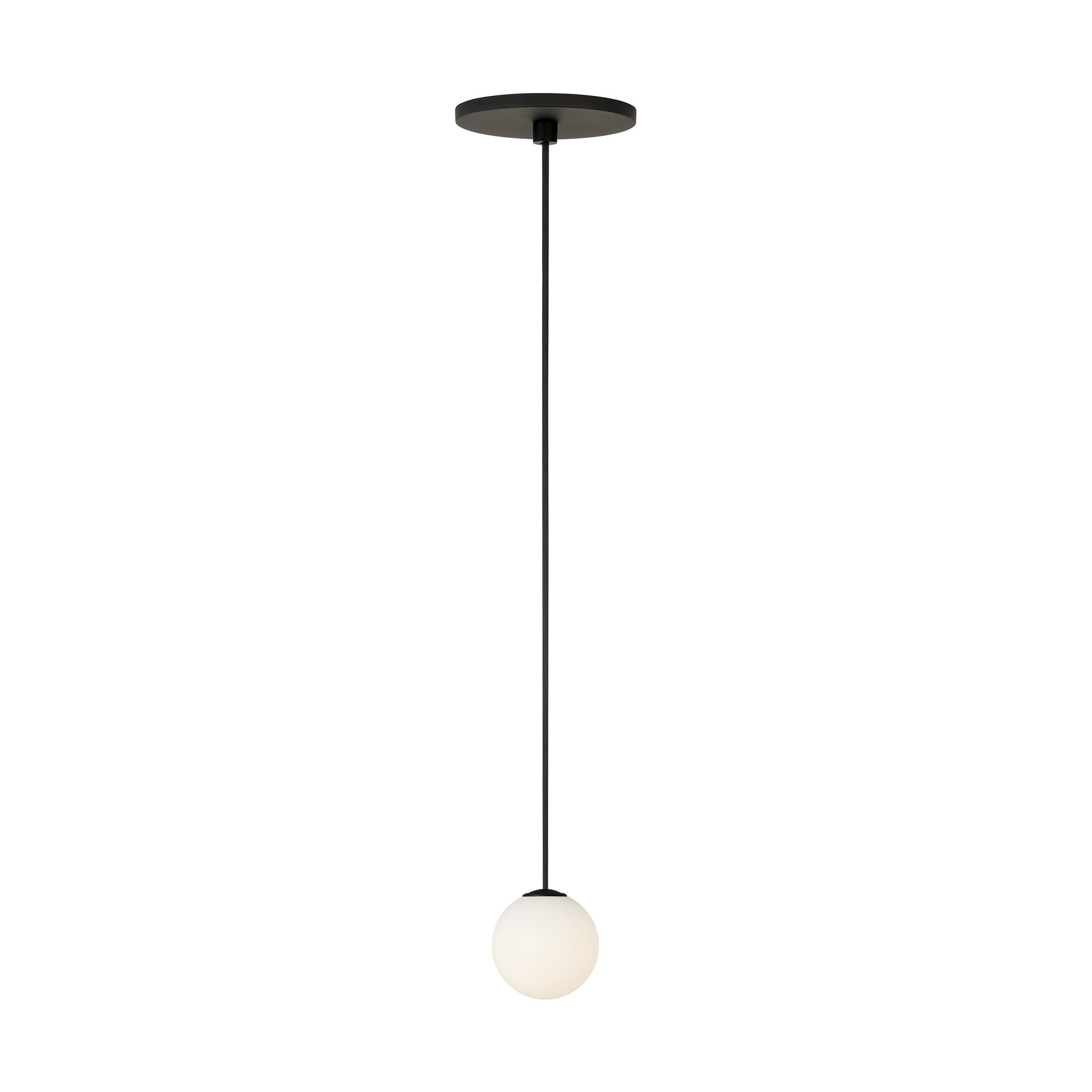 Orbet 1 Light Pendant nightshade black 2700K 90 CRI | Visual Comfort