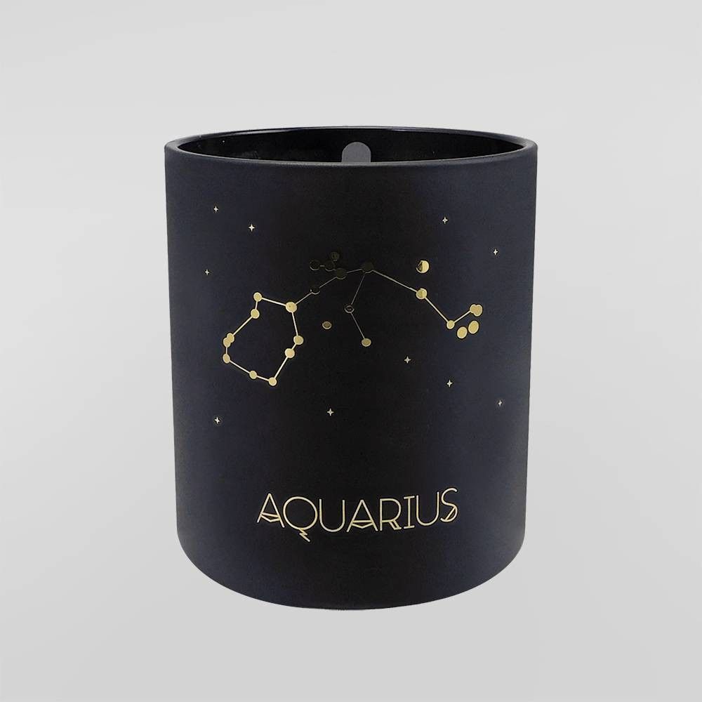 7.8oz Astrological Glass Jar Candle Aquarius - Project 62 | Target