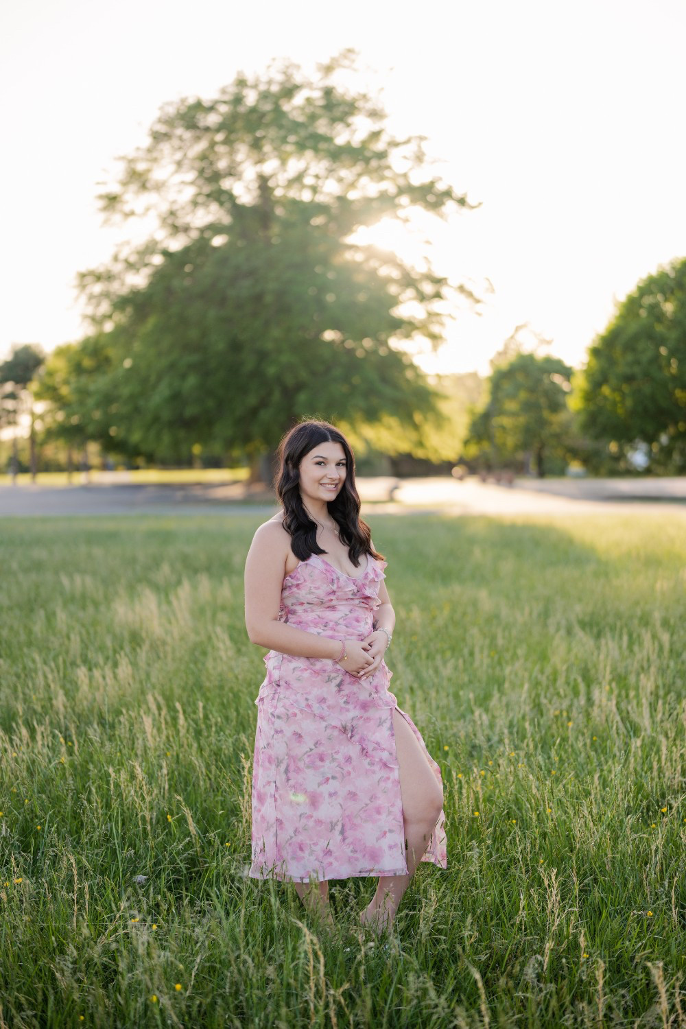 Soft pink florals, ruffles, and golden hour glow ✨🌸
This dress was such a dreamy choice for her senior session — so flattering and feminine.
I linked similar floral styles on LTK that always photograph beautifully! 

 #LTKSummerEdit