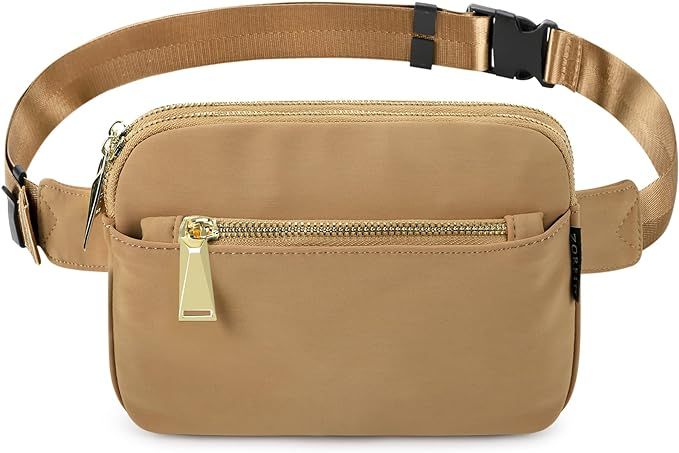ZORFIN Fanny Packs for Women Men, Fashion Waist Pack Belt Bag with Adjustable Strap for Outdoors ... | Amazon (US)