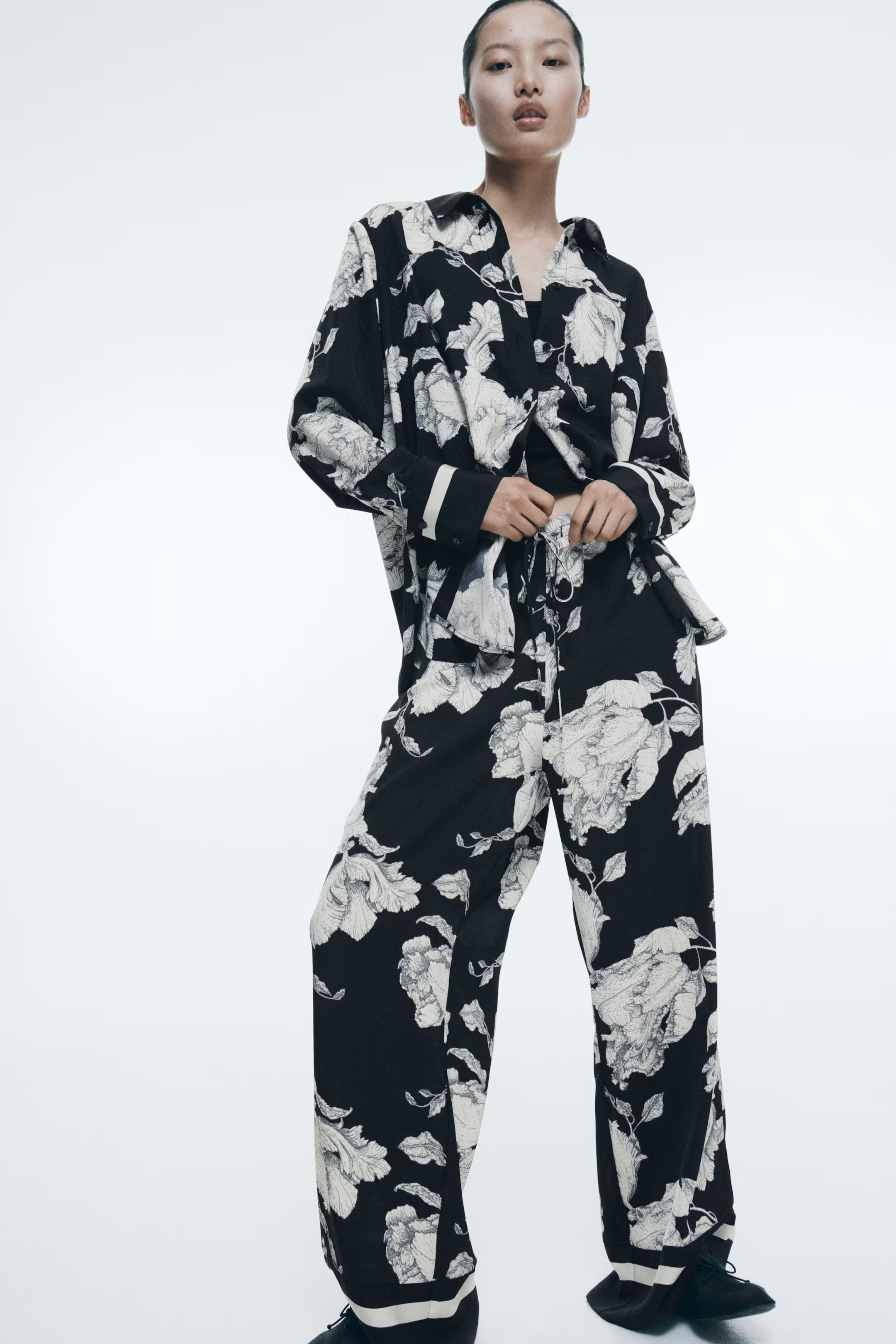 Drawstring Twill Pants | H&M (US + CA)