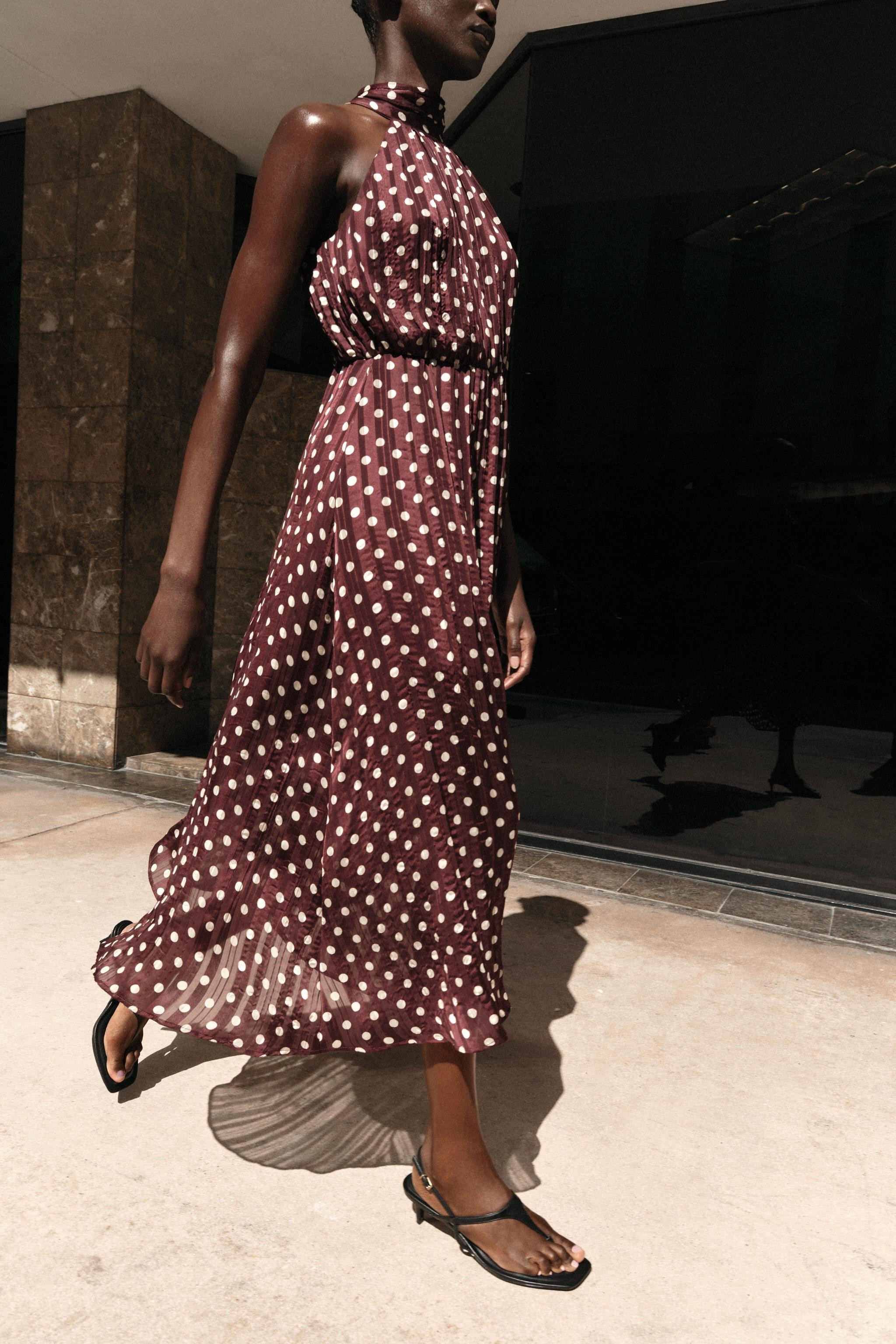 POLKA DOT MIDI DRESS | Zara US