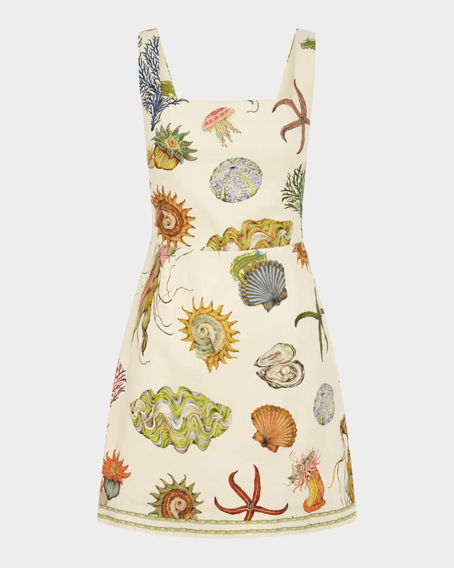 ALEMAIS Sea Mini Dress | Neiman Marcus