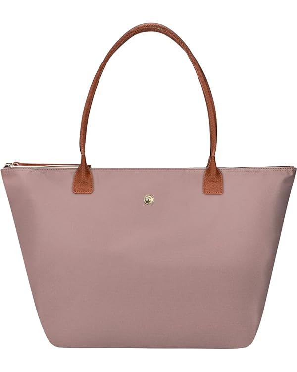 GM LIKKIE Shoulder Tote Bag for Women, Nylon Top-Handle Purse, Foldable Weekend Hobo Handbag | Amazon (US)