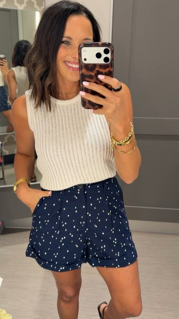 classic with a fun little twist and I’m obsessed! 
@target did it again (wearing an XS!)

target outfit, navy polka dot shorts outfit, neutral summer top, classy casual style, everyday outfit inspo, affordable fashion finds

#targetstyle #targetfinds #summeroutfit #classicstyle #casualchic #affordablefashion #ltkstyle