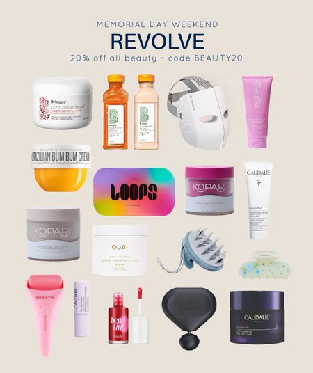 Revolve beauty currently 20% off | favorite brands linked! 

#LTKsalealert #LTKfindsunder50 #LTKbeauty