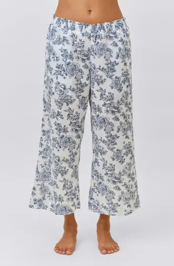 Papinelle Nostalgia Floral Crop Cotton Pajamas | Nordstrom | Nordstrom