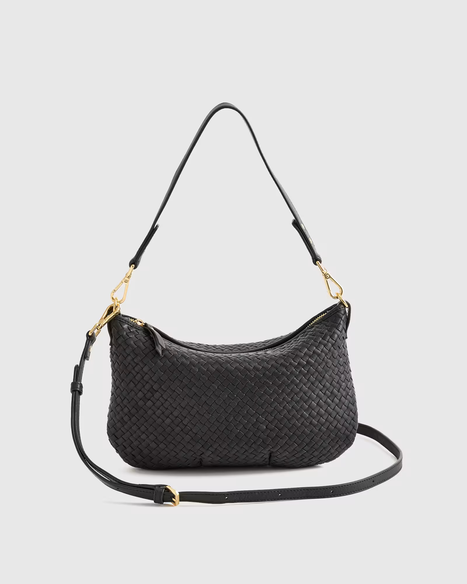 Italian Handwoven Leather Mini Shoulder Bag | Quince