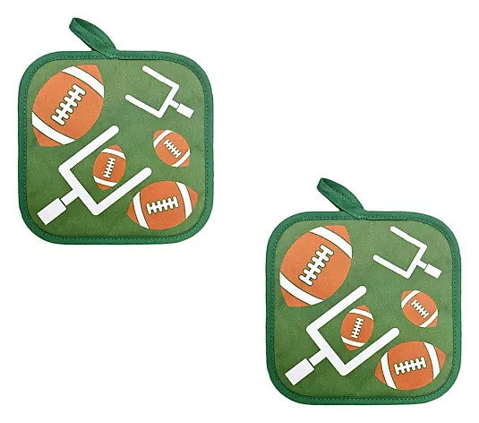 Temp-tations Seasonal Set of (2) 7"x7" Trivets | QVC