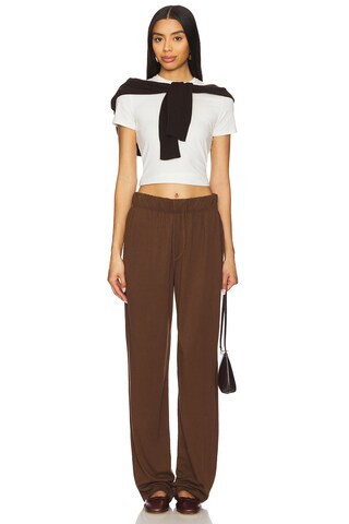 Eterne Lounge Pant in Chocolate from Revolve.com | Revolve Clothing (Global)