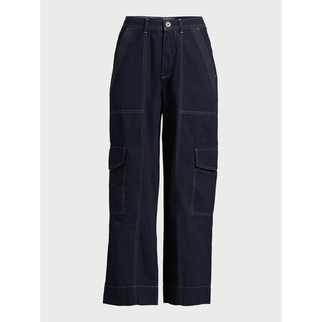 Free Assembly Women’s Cargo Pants, 27” Inseam, Sizes XS-XXXL | Walmart (US)