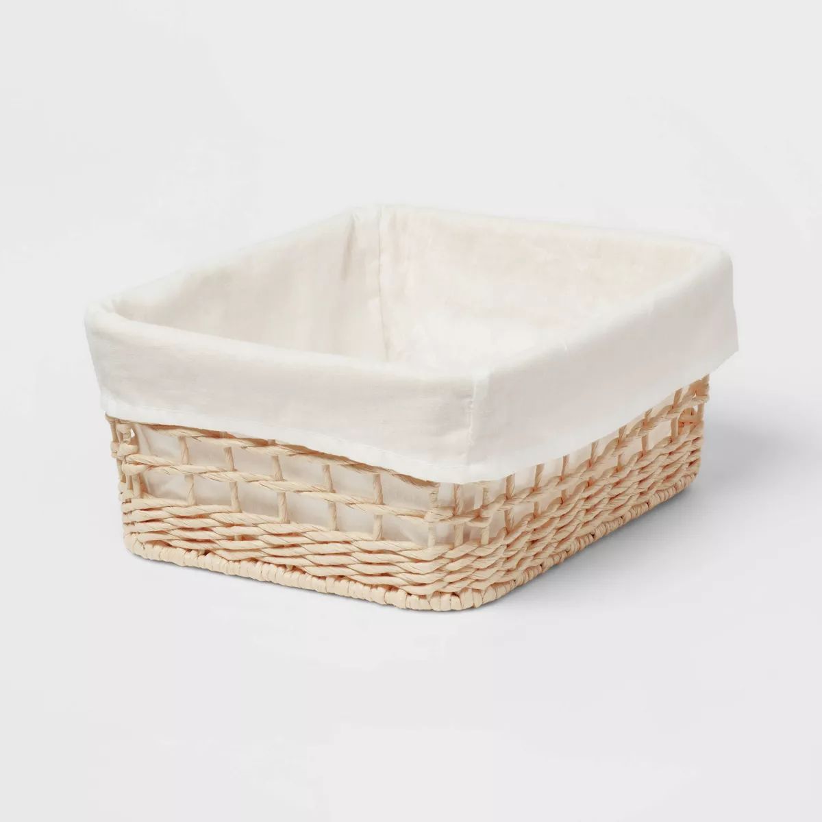 Tapered Woven Basket with Liner - Brightroom™ | Target