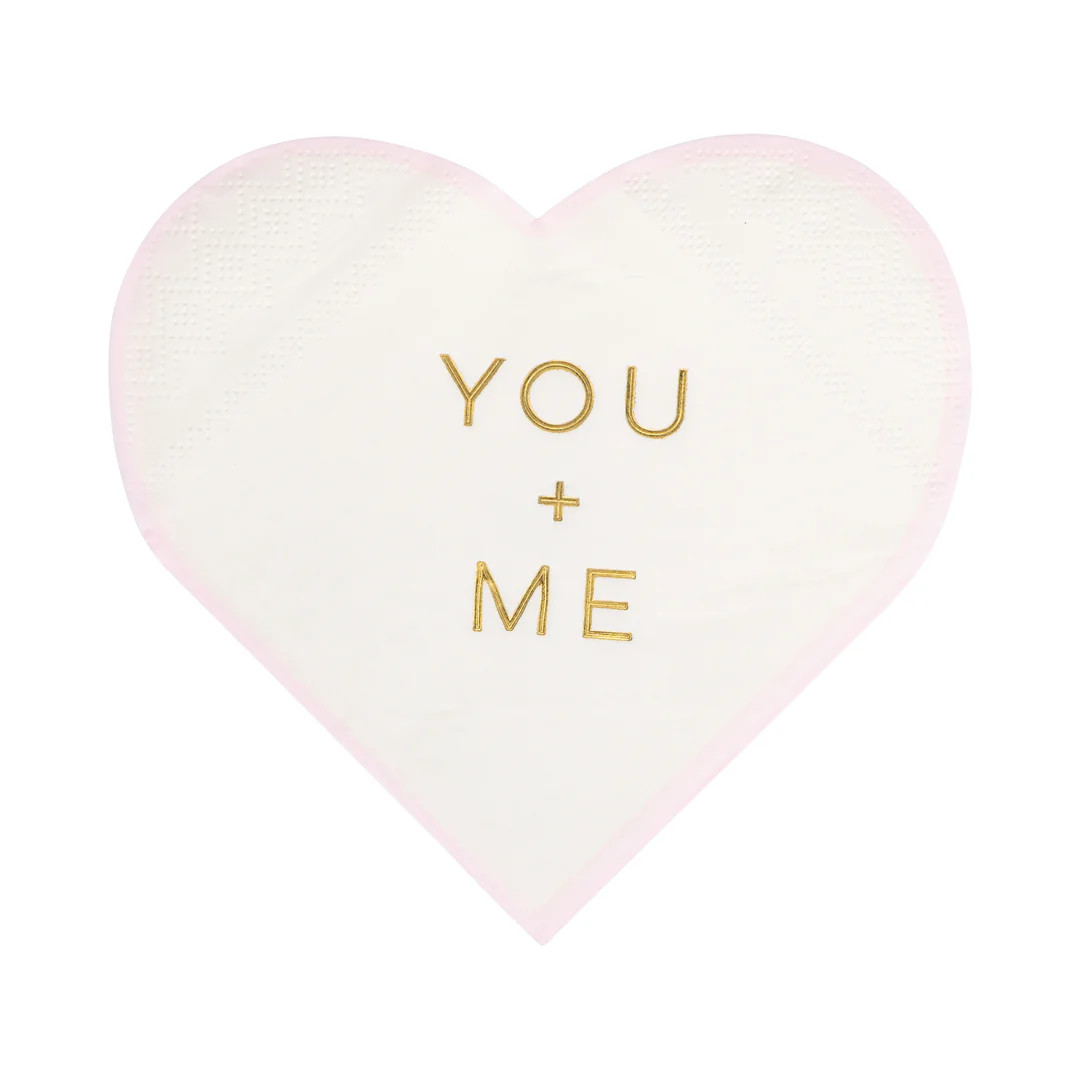 You + Me Cocktail Napkin (18ct) | My Mind's Eye