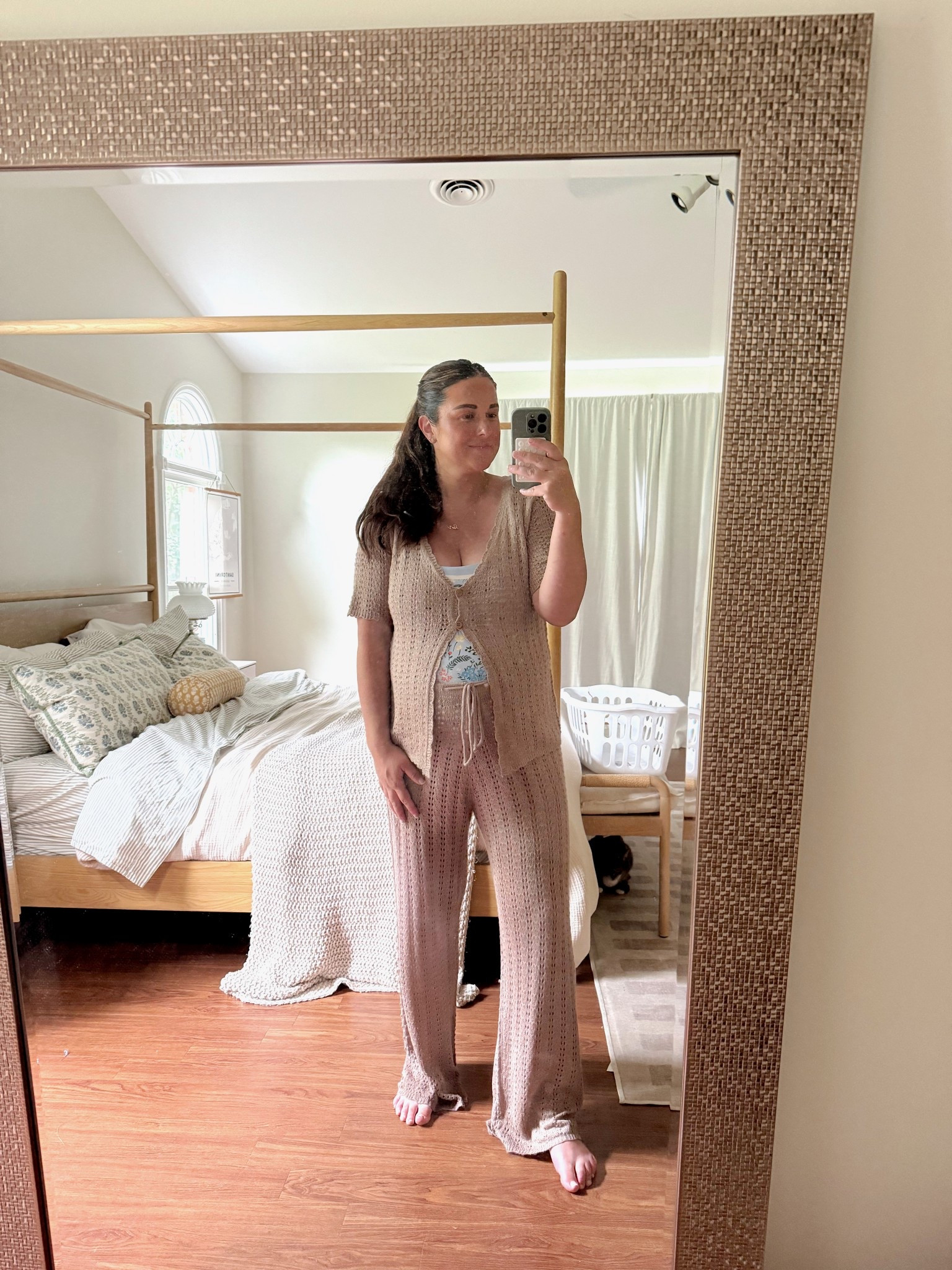 I sized up in this set for the bump and looooove how it fits. 

#LTKFindsUnder50 #LTKSwim #LTKSeasonal